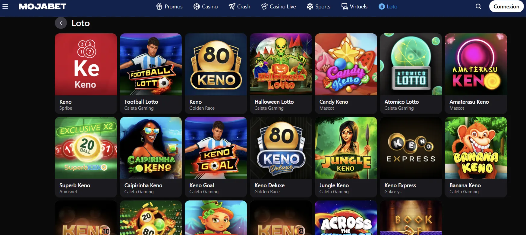 Lotto et jeux Mojabet